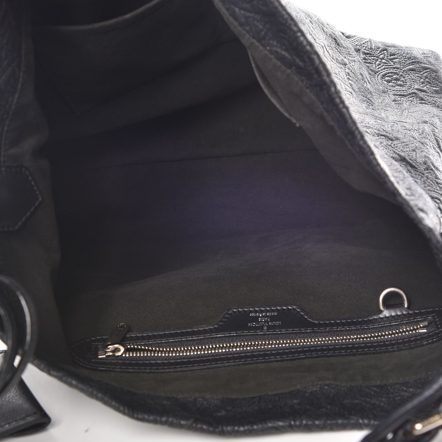 Monogram Lambskin Antheia Hobo PM Black