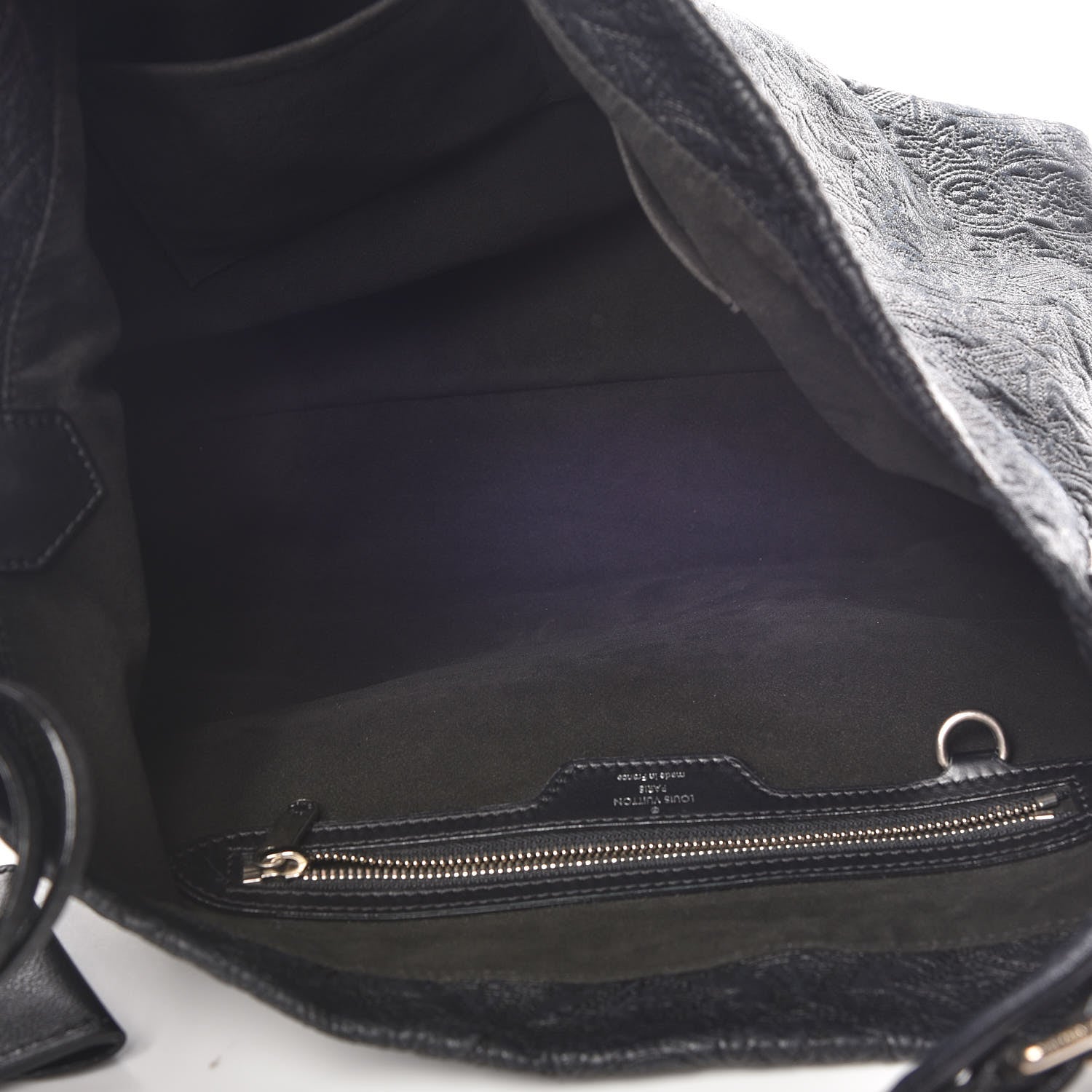 Louis Vuitton Monogram Lambskin Antheia Hobo PM Black 7 of 10