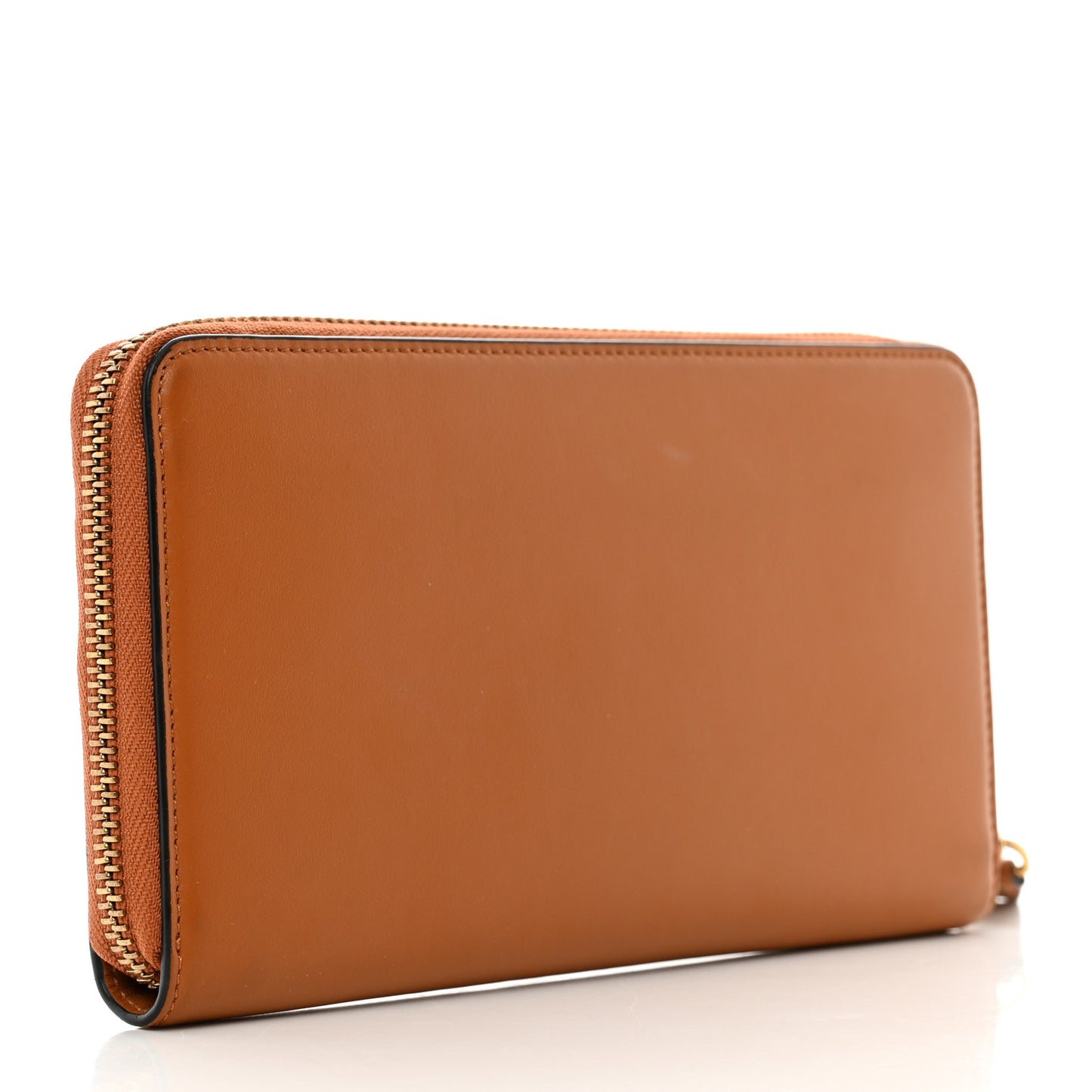 Vitello Virtus Zip Around Wallet Caramel