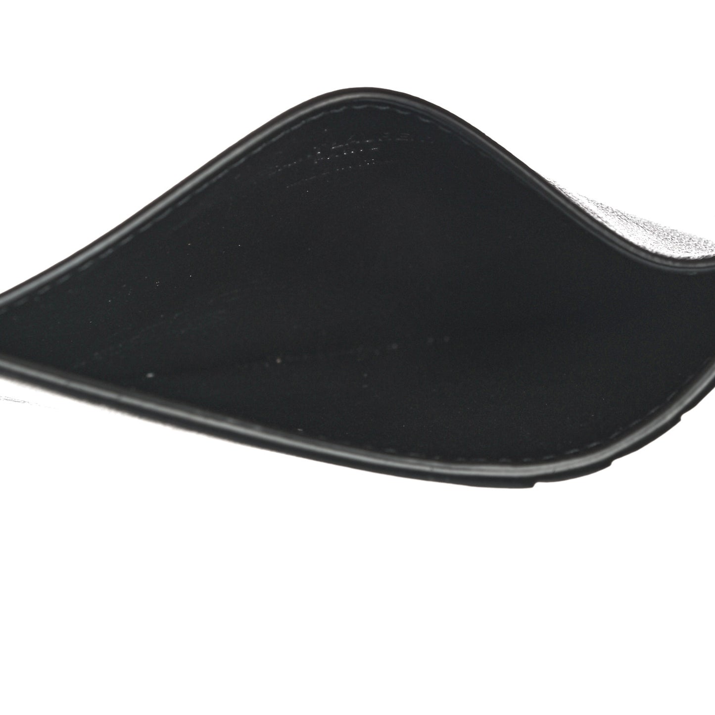 Calfskin 5 Fragments Zip Pouch Card Holder Black