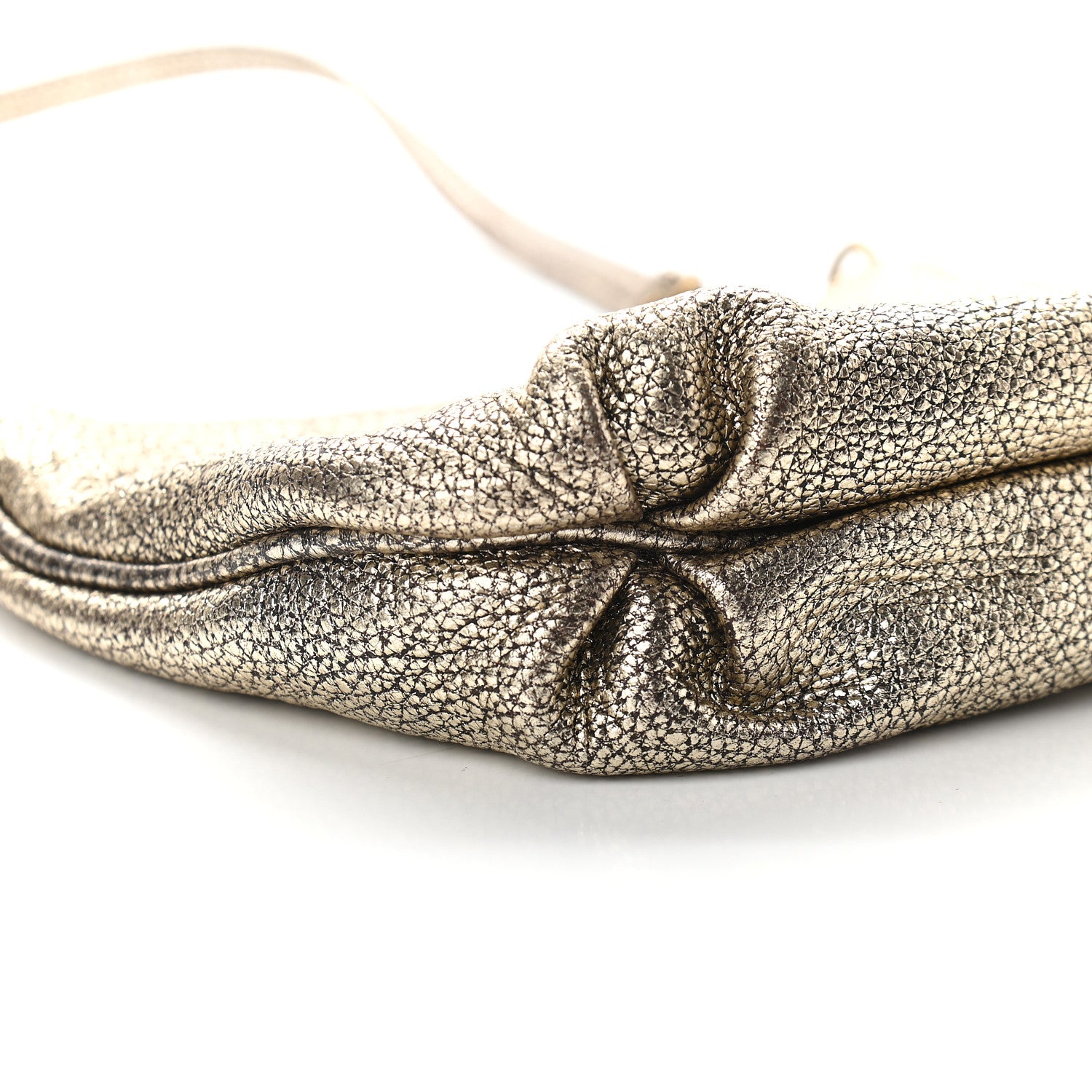 Bottega Veneta Metallic Cervo Illusion Crossbody Bronze 8 of 9