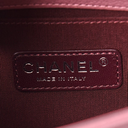 Chanel Goatskin Quilted Patent Small Duo Boy Flap Pink 6 of 11