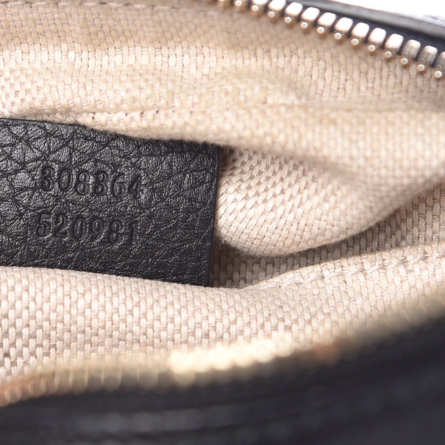 Gucci Pebbled Calfskin Small Soho Disco Bag Black 7 of 11