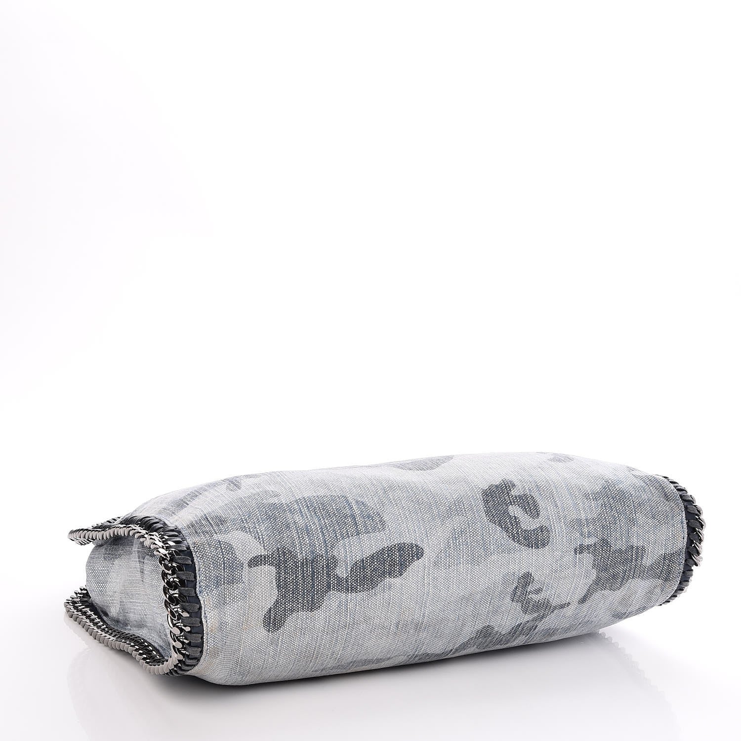 Stella McCartney Denim Camo Print Small Falabella Tote Pale Blue 4 of 7