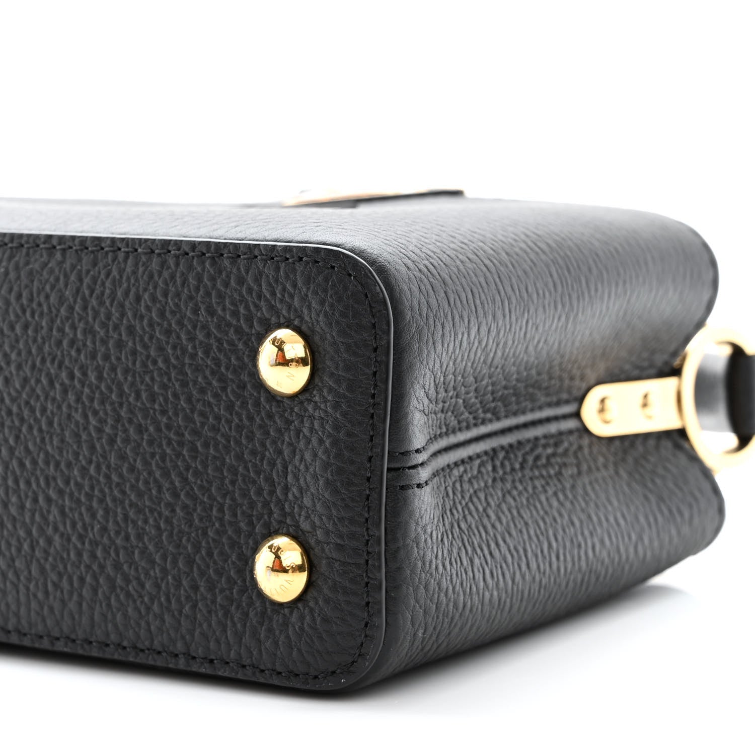 Louis Vuitton Taurillon Mini Capucines Black 9 of 10