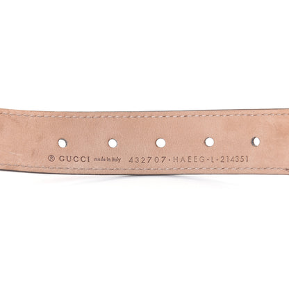 Gucci Calfskin Nylon Double G Web Kids Belt L Red 4 of 5