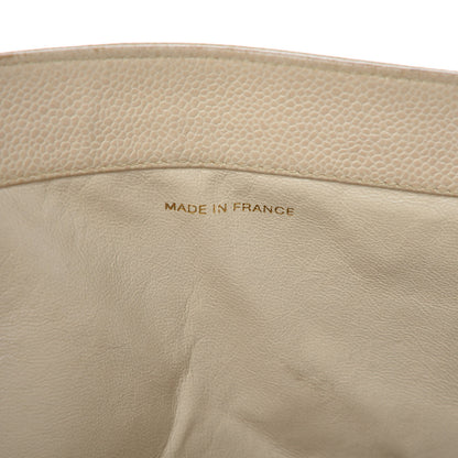 Chanel Caviar CC Shopper Tote Beige Clair 7 of 29