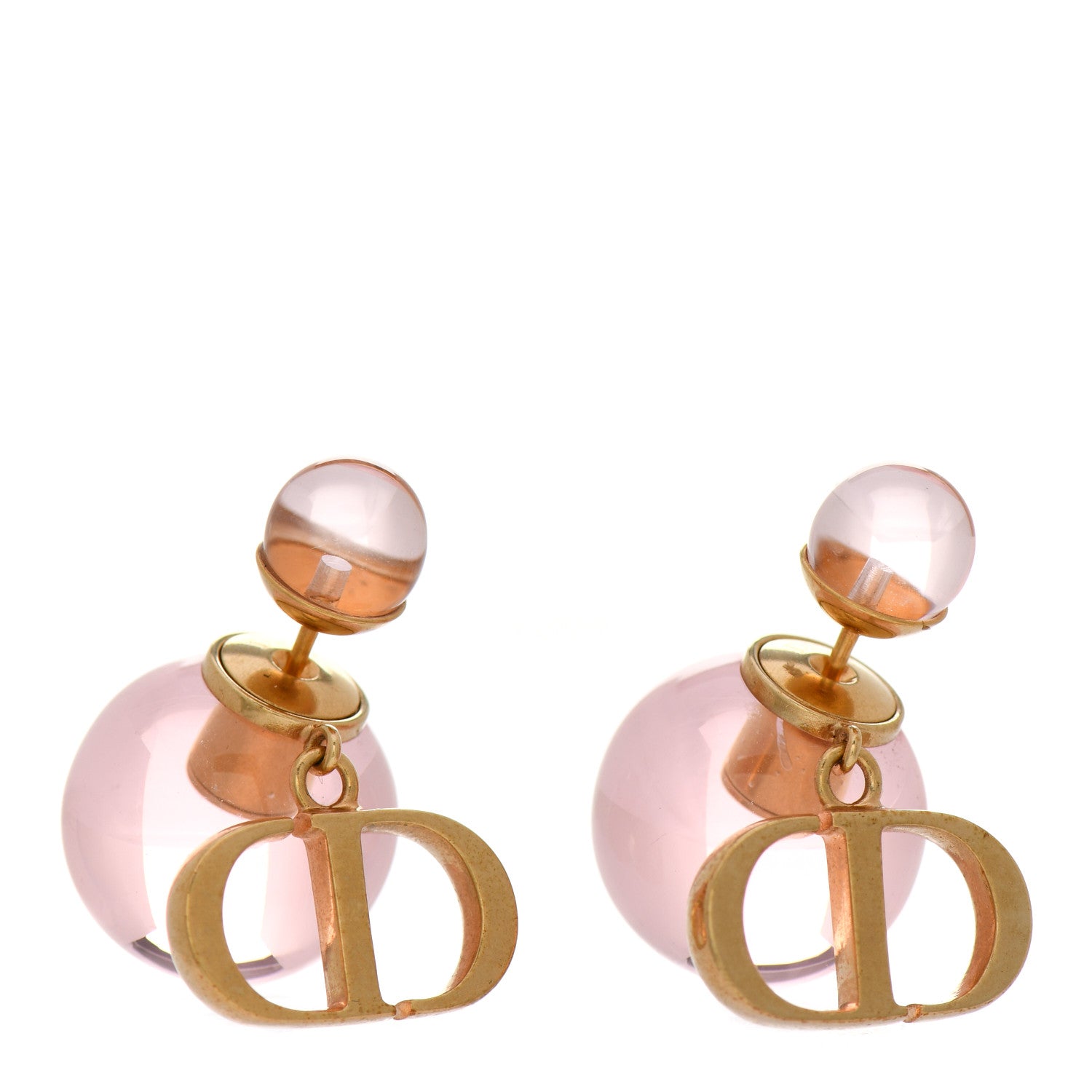 Christian Dior Tribales Earrings Translucent Pink 1 of 4