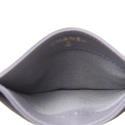 Chanel Caviar Quilted French New Wave Card Holder Grey 5 of 10