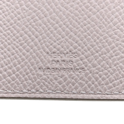 Hermes Epsom Tarmac Passport Holder Mauve Pale 6 of 7