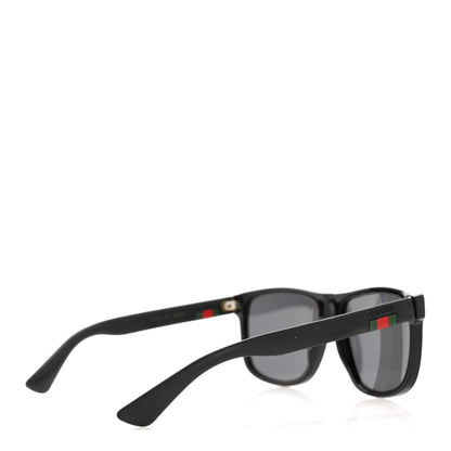 Gucci Web Square Frame GG0010S Sunglasses Black 4 of 9
