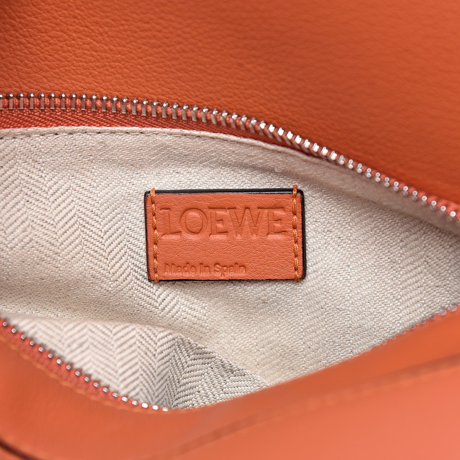 Loewe Calfskin Small Puzzle Bag Coral 6 of 11