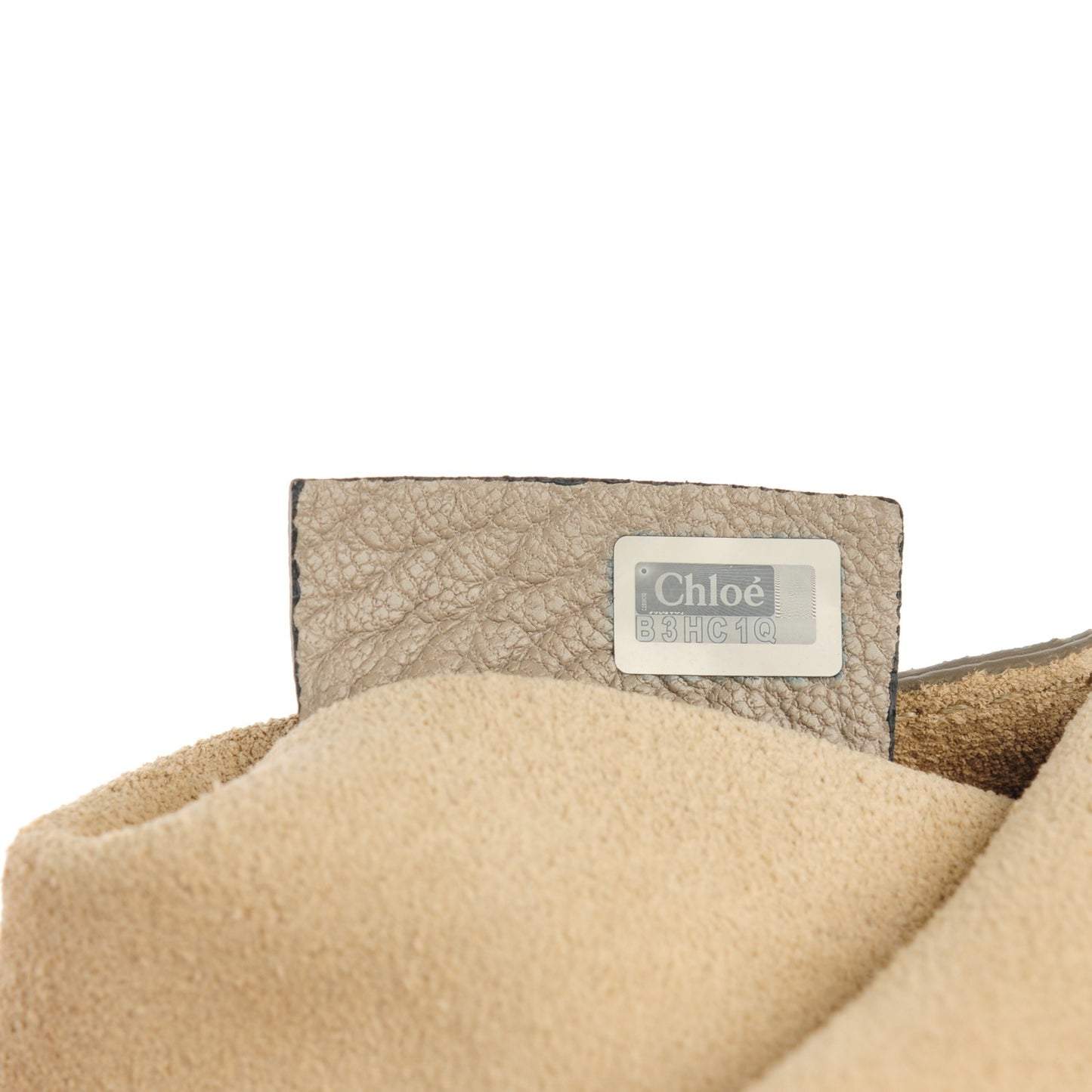 Grained Lambskin Drew Shoulder Bag Motty Grey