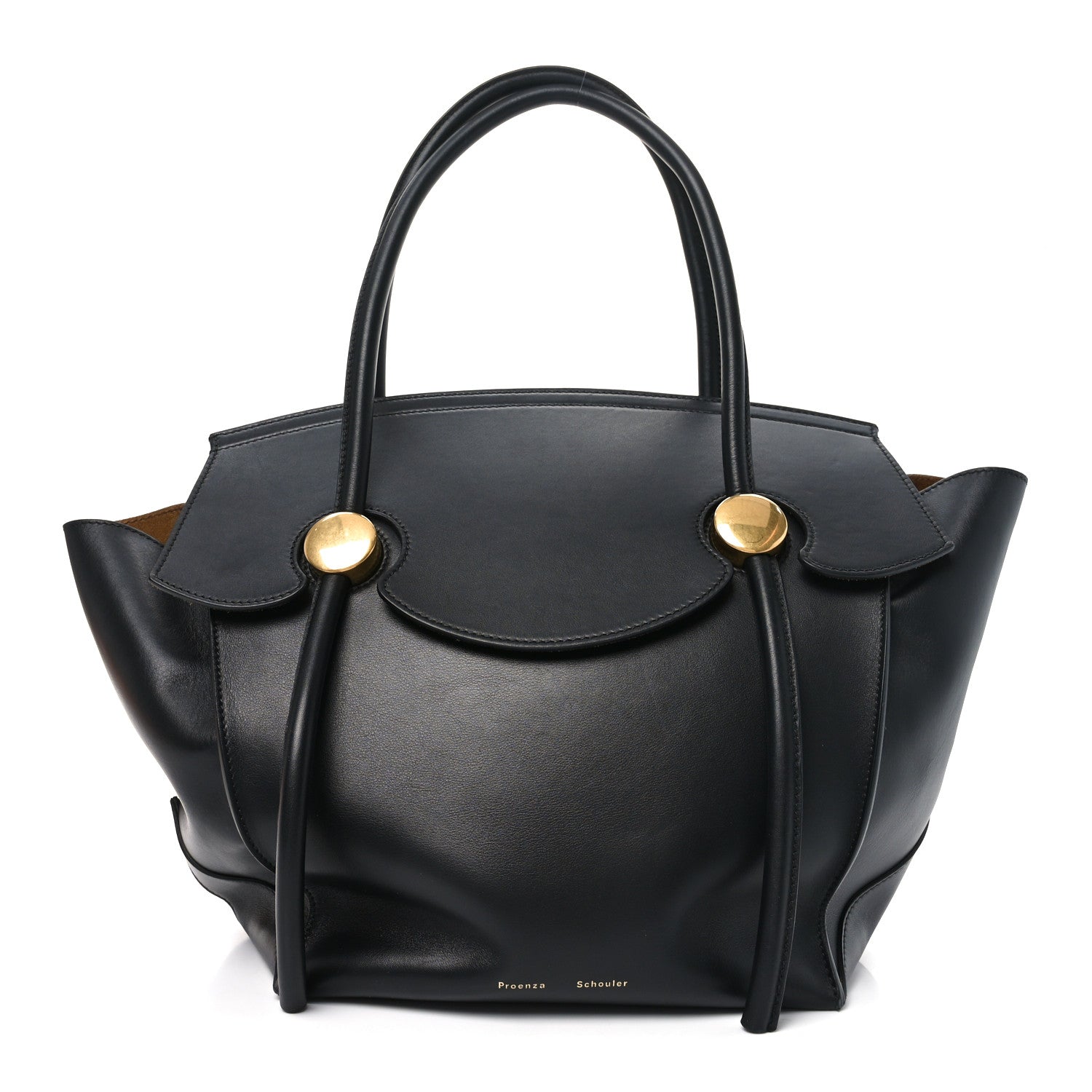 Proenza Schouler Calfskin Pipe Bag Black 1 of 9