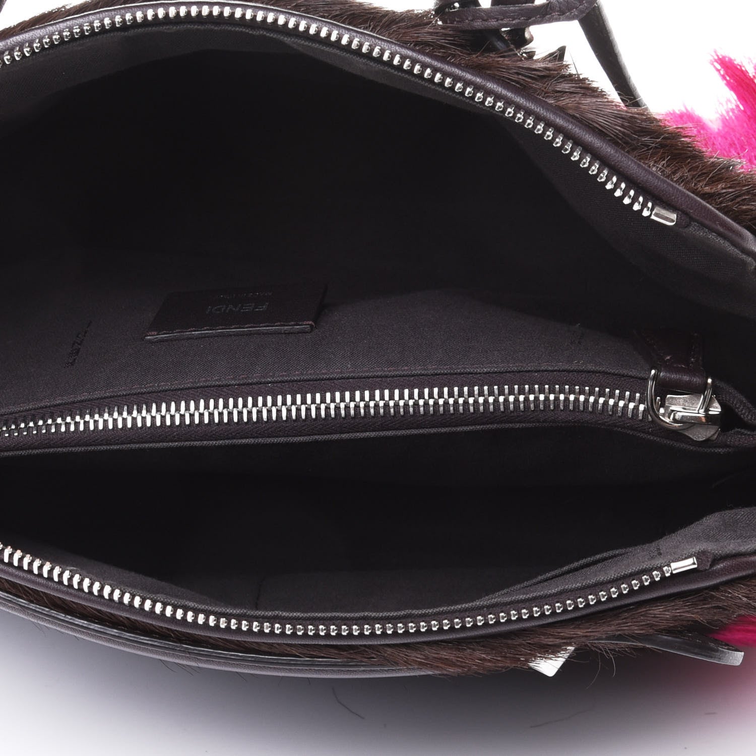 Fendi Springbok Vitello Dolce Medium By The Way Boston Bag Brown Pink 4 of 4