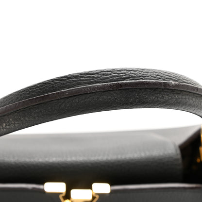 Louis Vuitton Taurillon Capucines GM Black 8 of 13