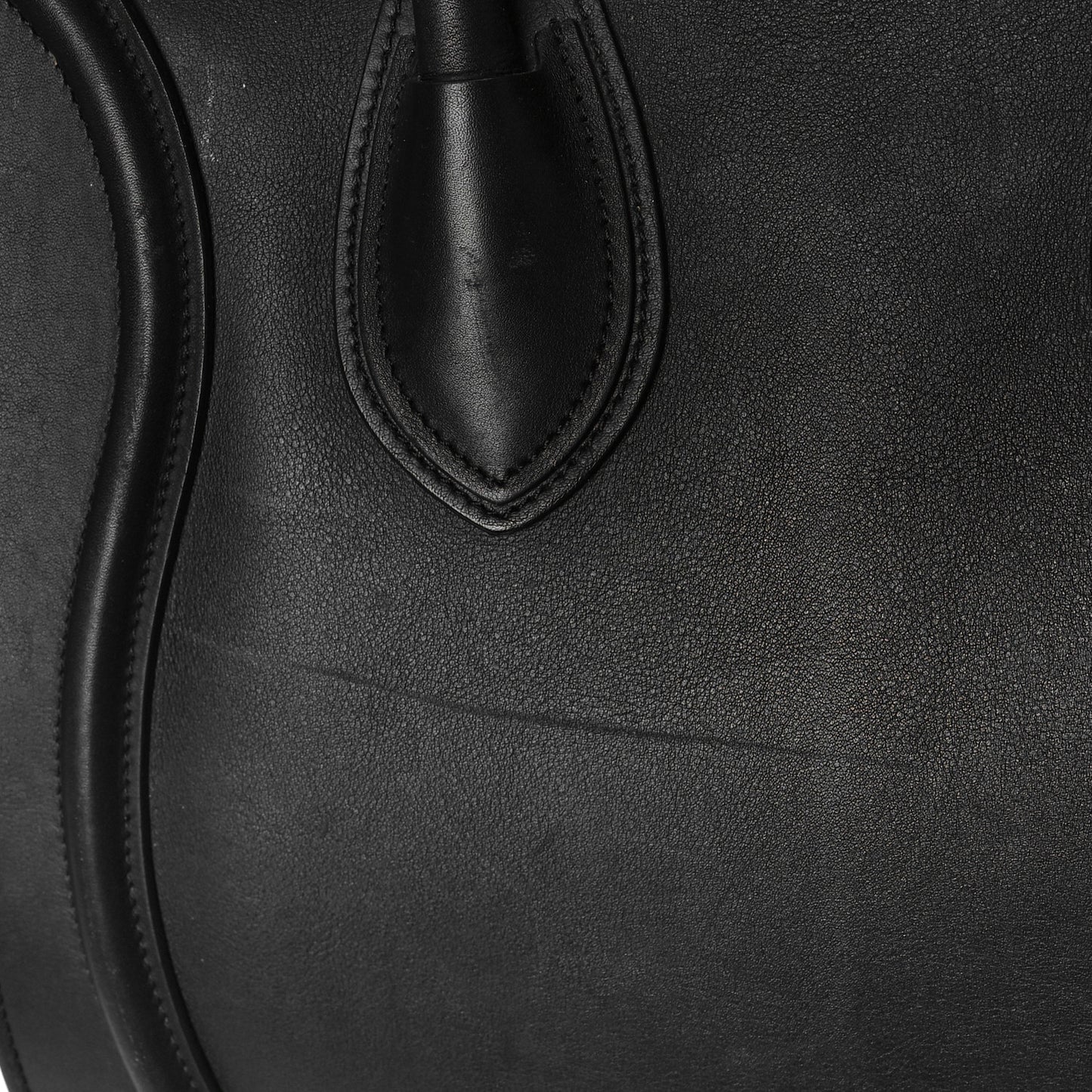 Smooth Calfskin Mini Luggage Black