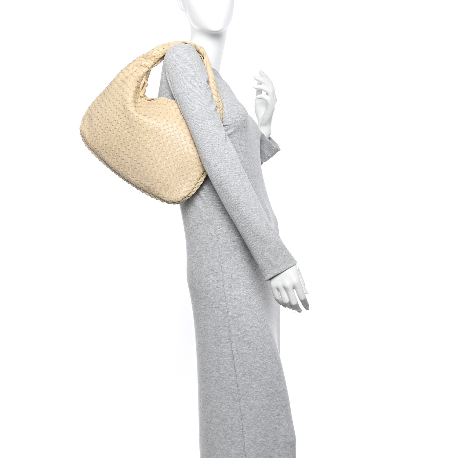Bottega Veneta Nappa Intrecciato Medium Veneta Hobo Banane 2 of 13