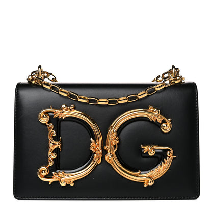 Dolce & Gabbana Nappa DG Girls Shoulder Bag Black 2 of 15