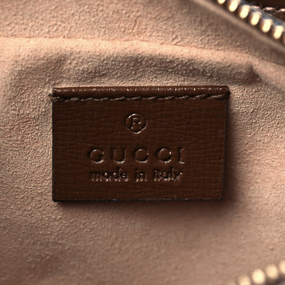 Gucci GG Supreme Monogram Azalea Calfskin Mini Retro Interlocking G Shoulder Bag Beige Ebony Brown Sugar 6 of 11