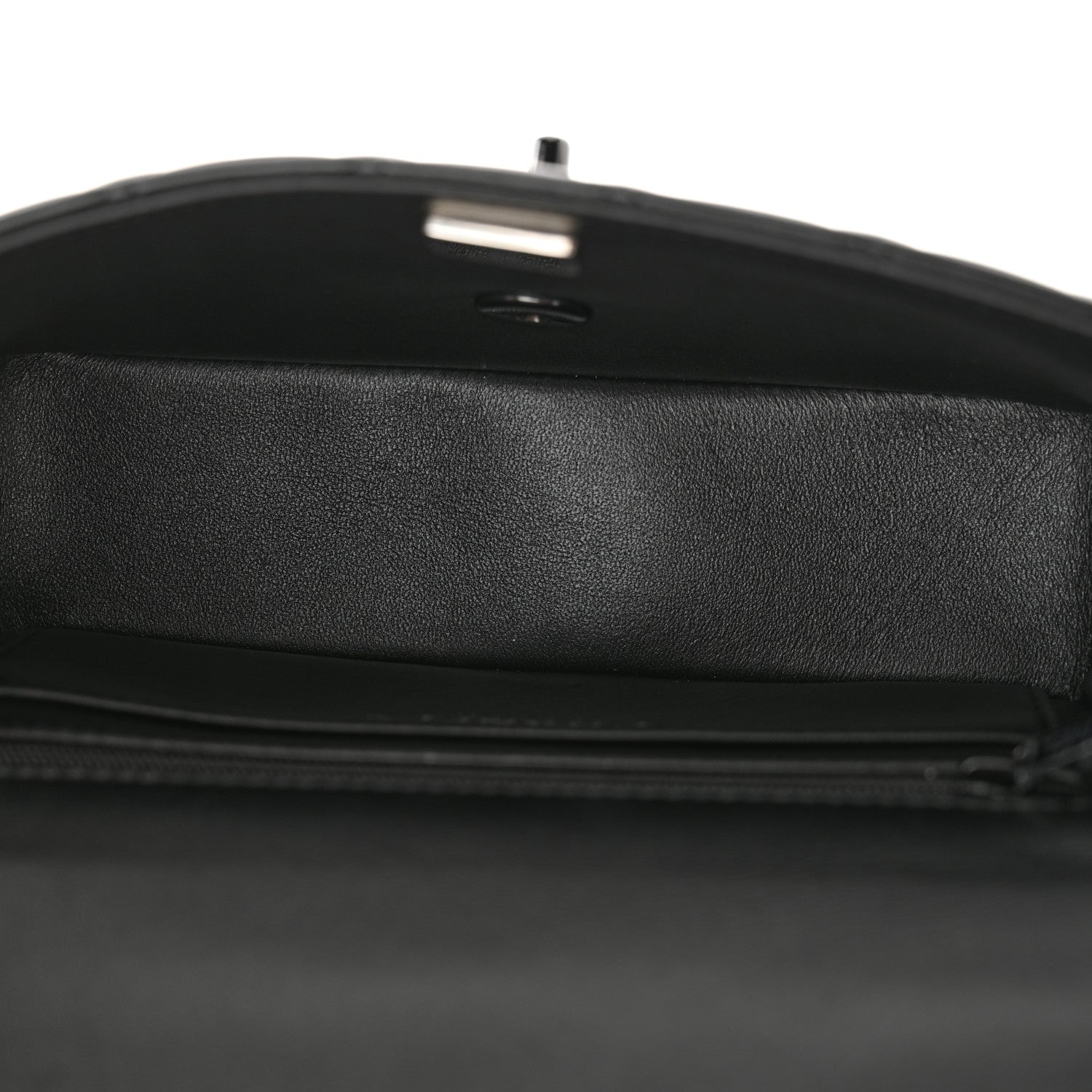 Chanel Lambskin Quilted Mini Top Handle Rectangular Flap So Black 5 of 12