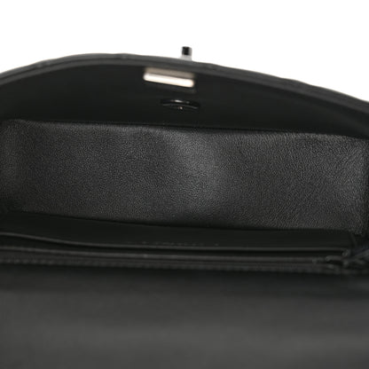 Chanel Lambskin Quilted Mini Top Handle Rectangular Flap So Black 5 of 12