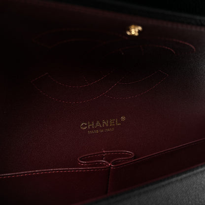 Chanel Caviar Quilted Jumbo Double Flap Black 6 of 10