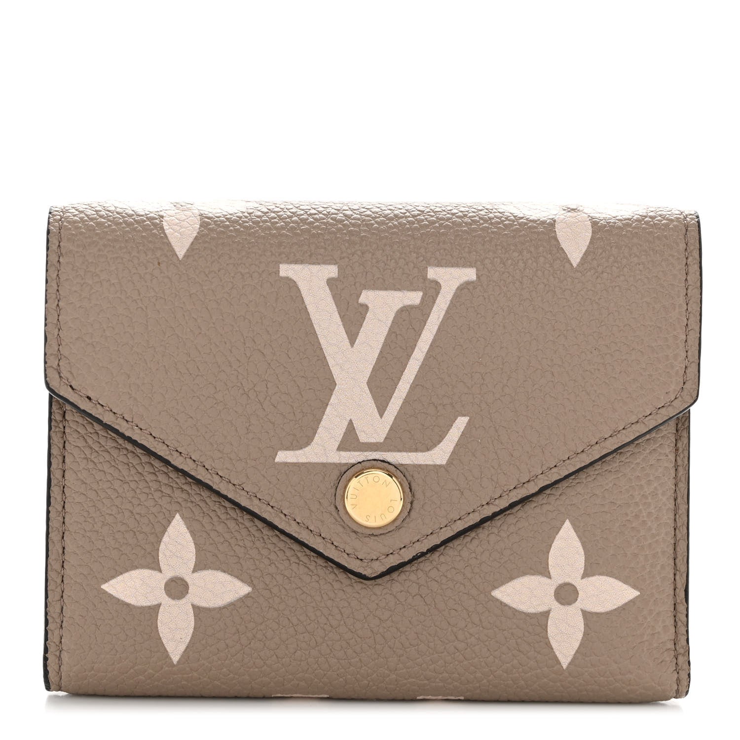 Louis Vuitton Empreinte Monogram Giant Victorine Wallet Tourterelle Creme 1 of 7