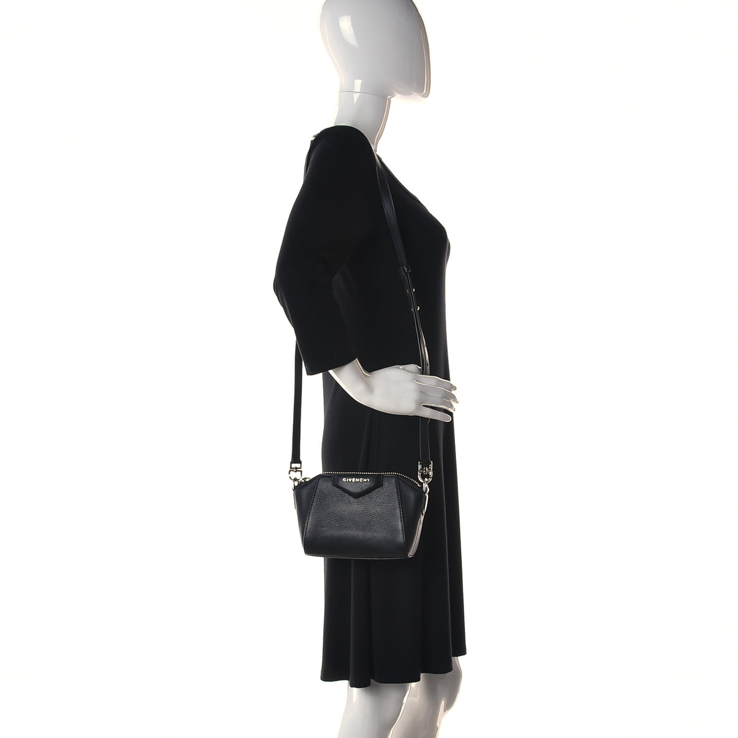 Sugar Goatskin Nano Antigona Black
