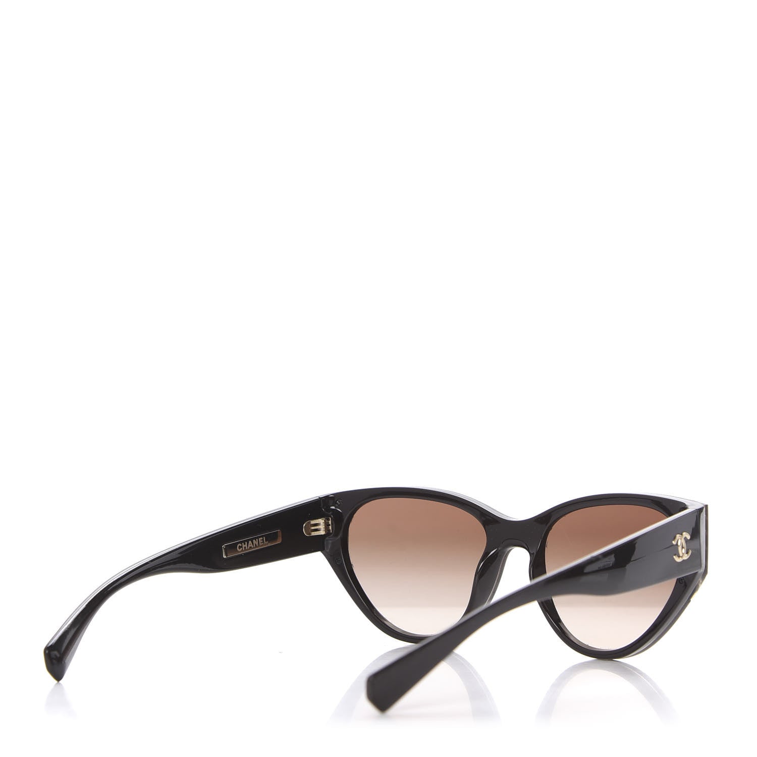 Chanel Acetate Cat Eye Sunglasses 6054 Brown 4 of 9