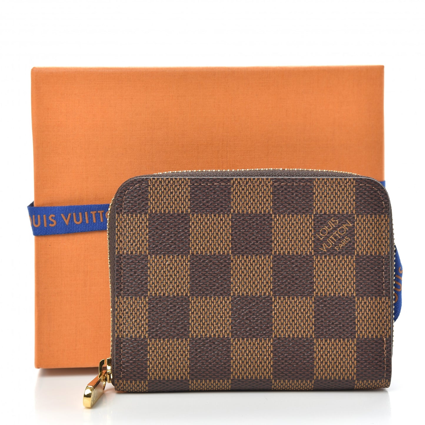 Damier Ebene Zippy Coin Purse
