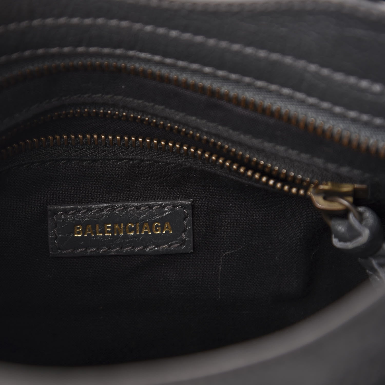 Balenciaga Agneau Classic Hardware Mini City Gris Fossile 8 of 11