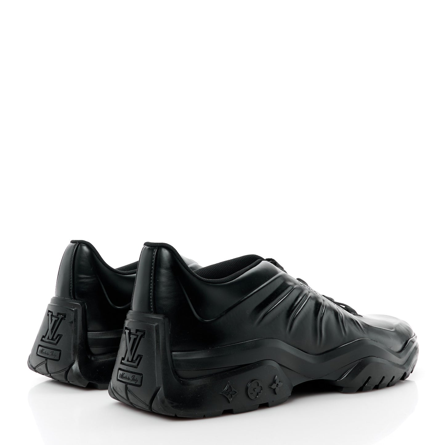 Calfskin Mens Millenium Sneakers 10 Black