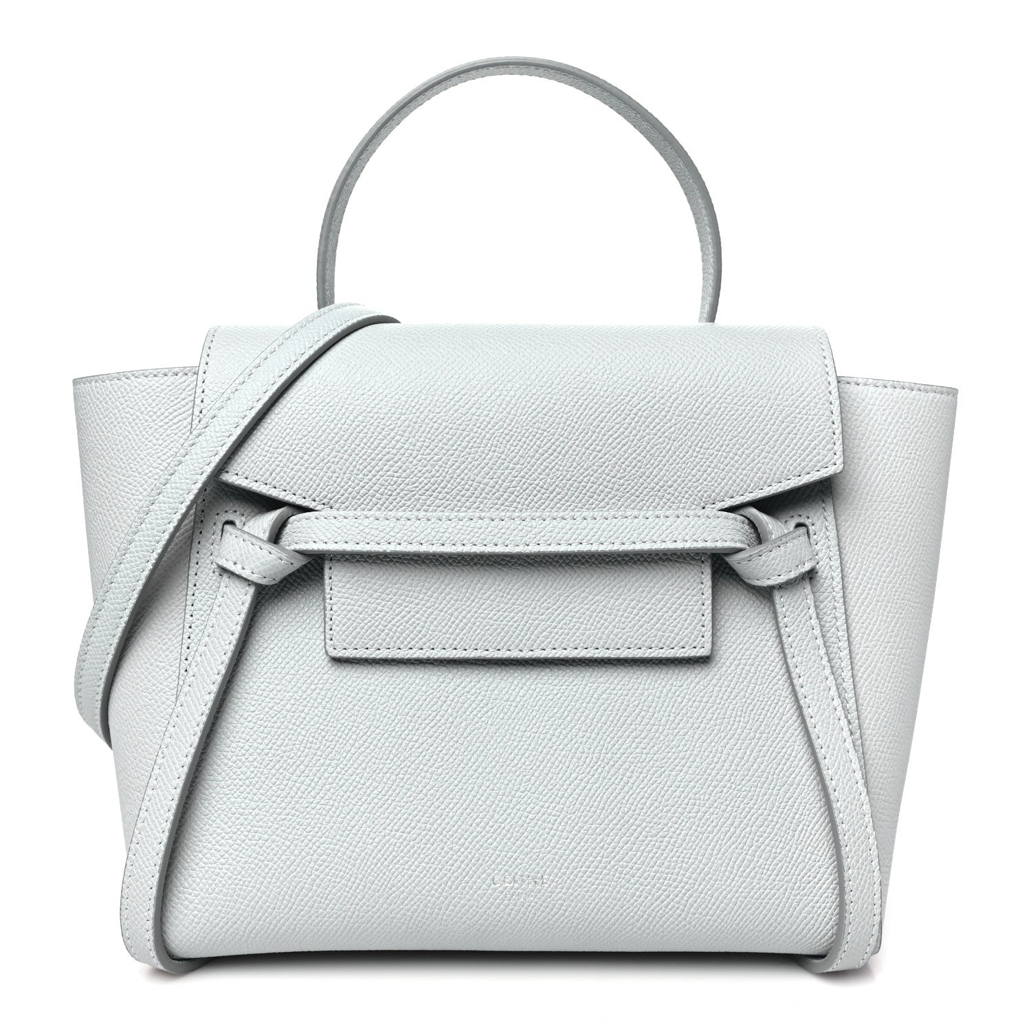 Celine Grained Calfskin Nano Belt Bag Mineral 1 of 10