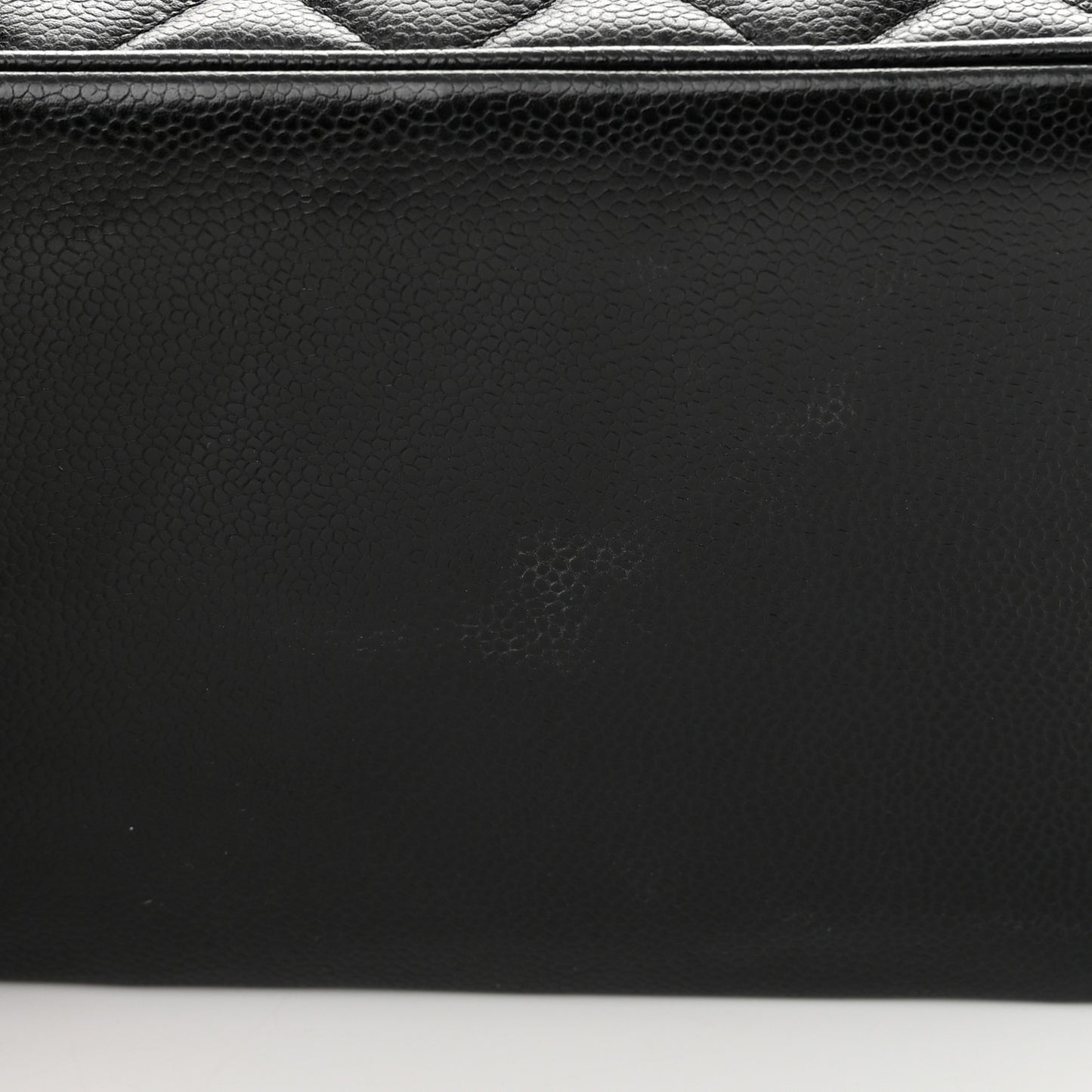 Caviar Quilted Medallion Tote Black