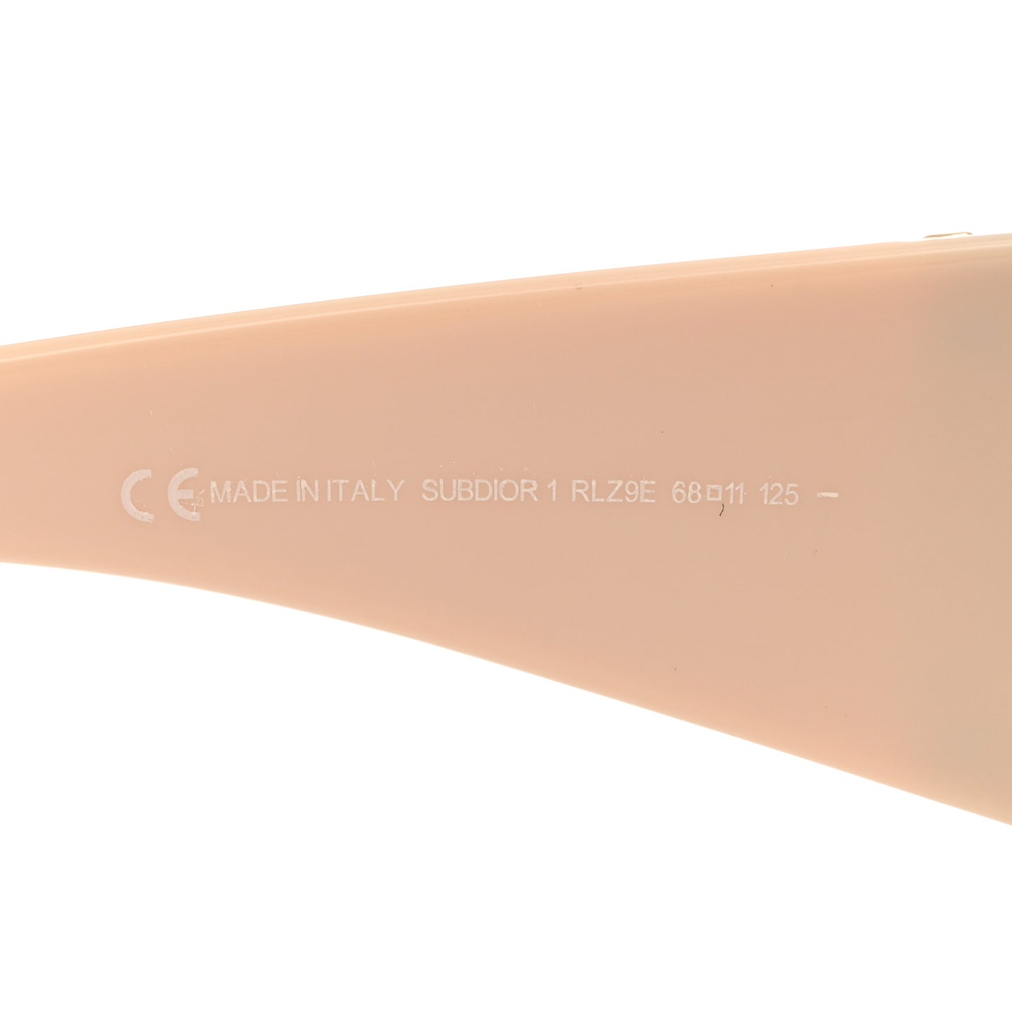 Metal Subdior 1 Sunglasses Gold Beige
