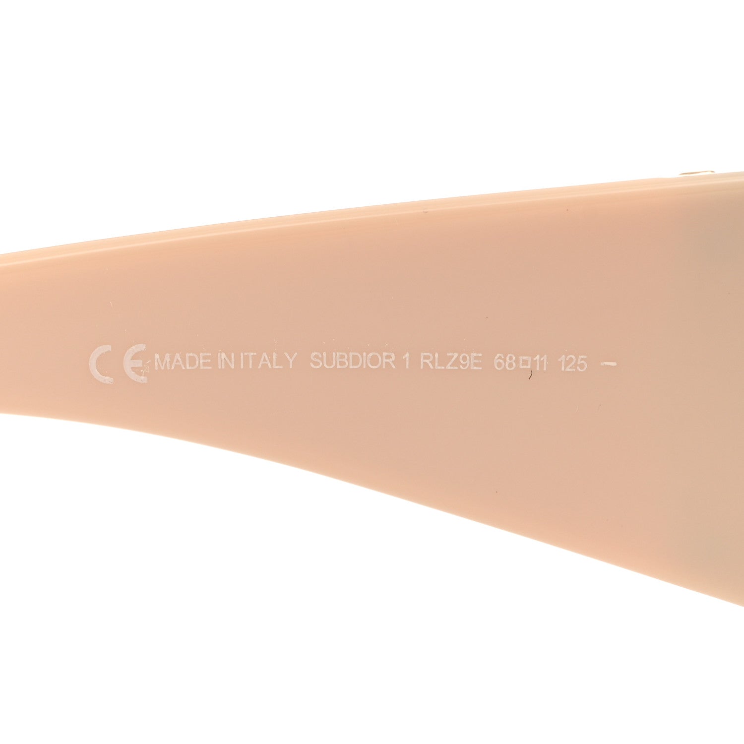Christian Dior Metal Subdior 1 Sunglasses Gold Beige 5 of 7