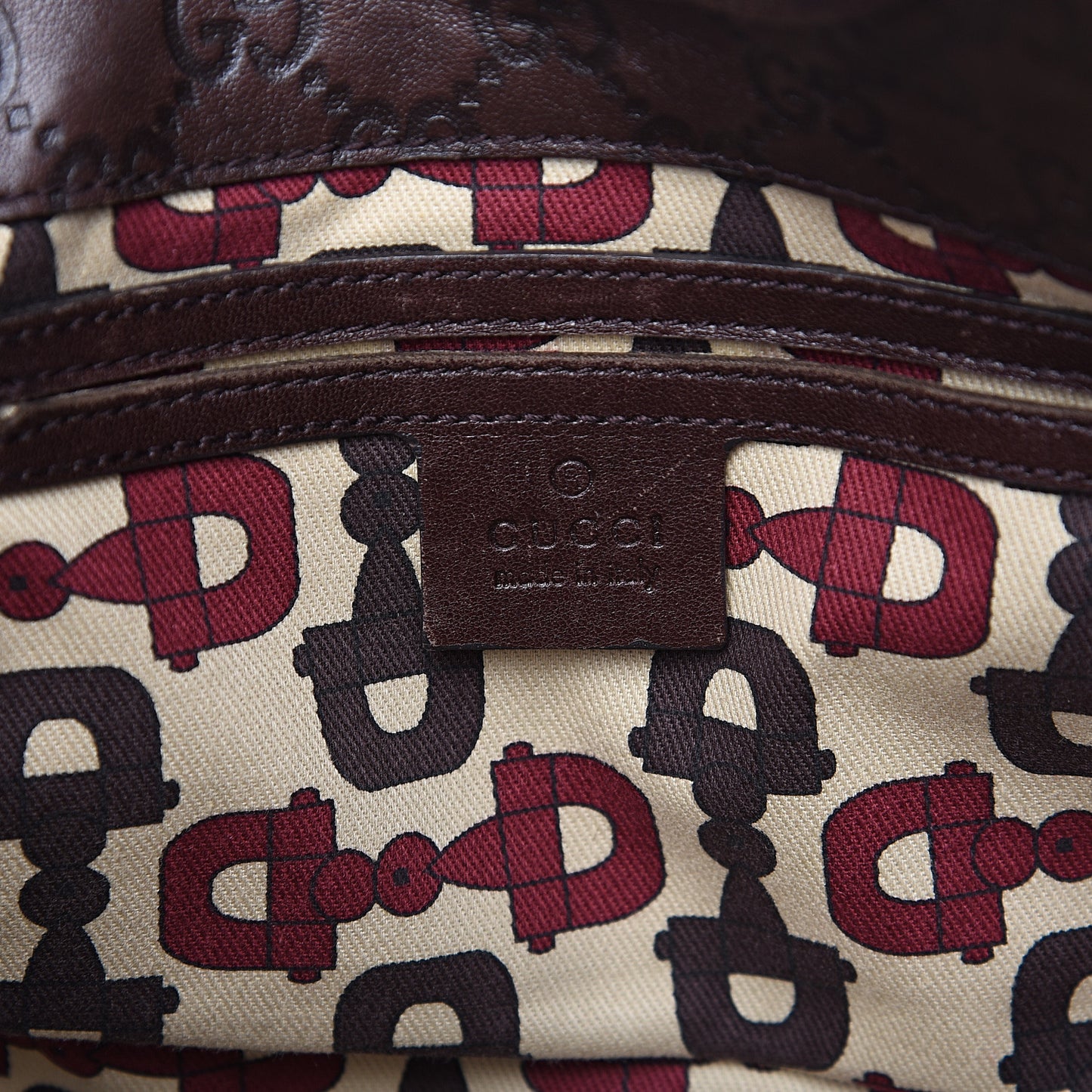 Guccissima Small Joy Shoulder Bag Brown