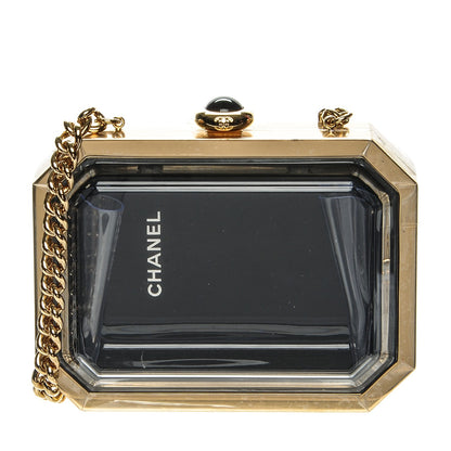 Chanel Plexiglass Premiere Minaudiere Clutch Black 1 of 7