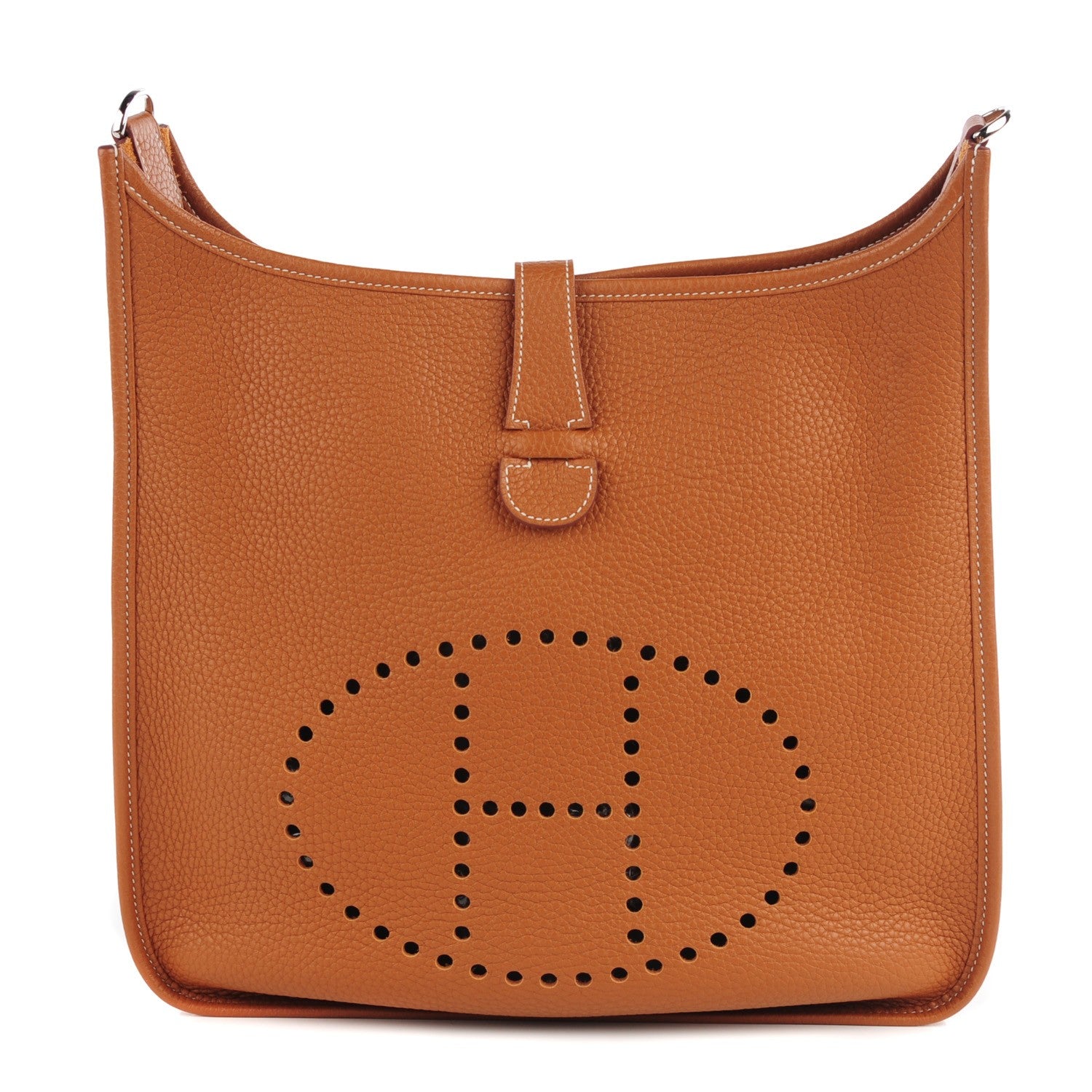 Hermes Taurillon Clemence Evelyne III GM Gold 1 of 14