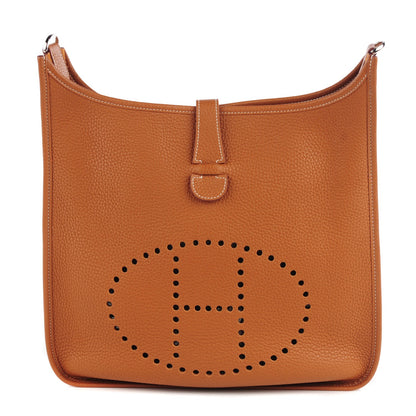 Hermes Taurillon Clemence Evelyne III GM Gold 1 of 14