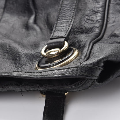 Gucci Guccissima Large Full Moon Tote Black 6 of 10