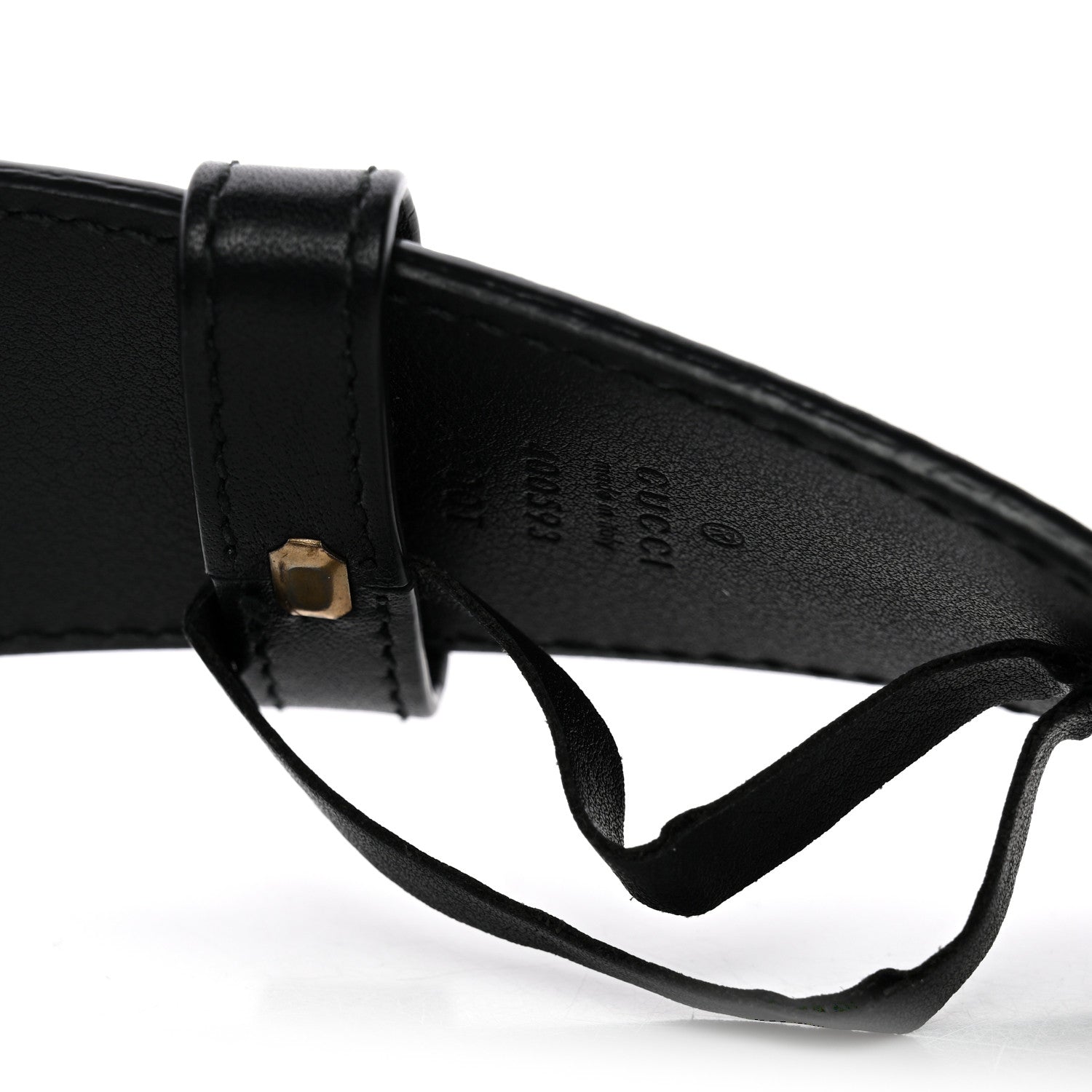 Gucci Calfskin Double G 30mm Belt 70 28 Black 6 of 6
