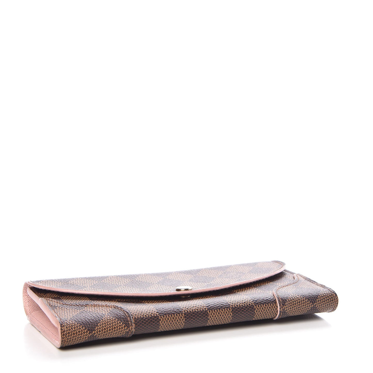 Damier Ebene Caissa Wallet Rose Ballerine