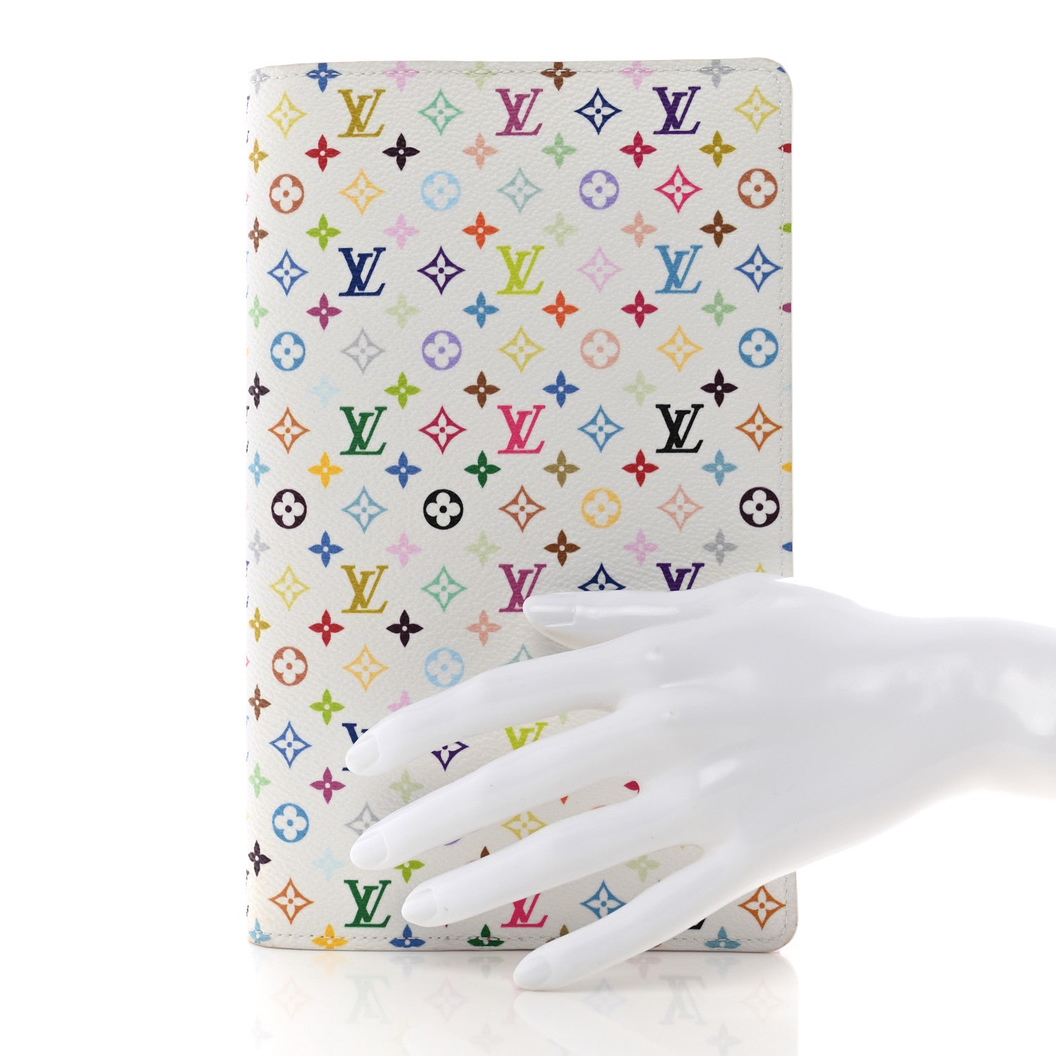 Louis Vuitton LV X TM Monogram Multicolor Emily Notebook Cover MM White 2 of 7