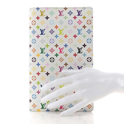 Louis Vuitton LV X TM Monogram Multicolor Emily Notebook Cover MM White 2 of 7