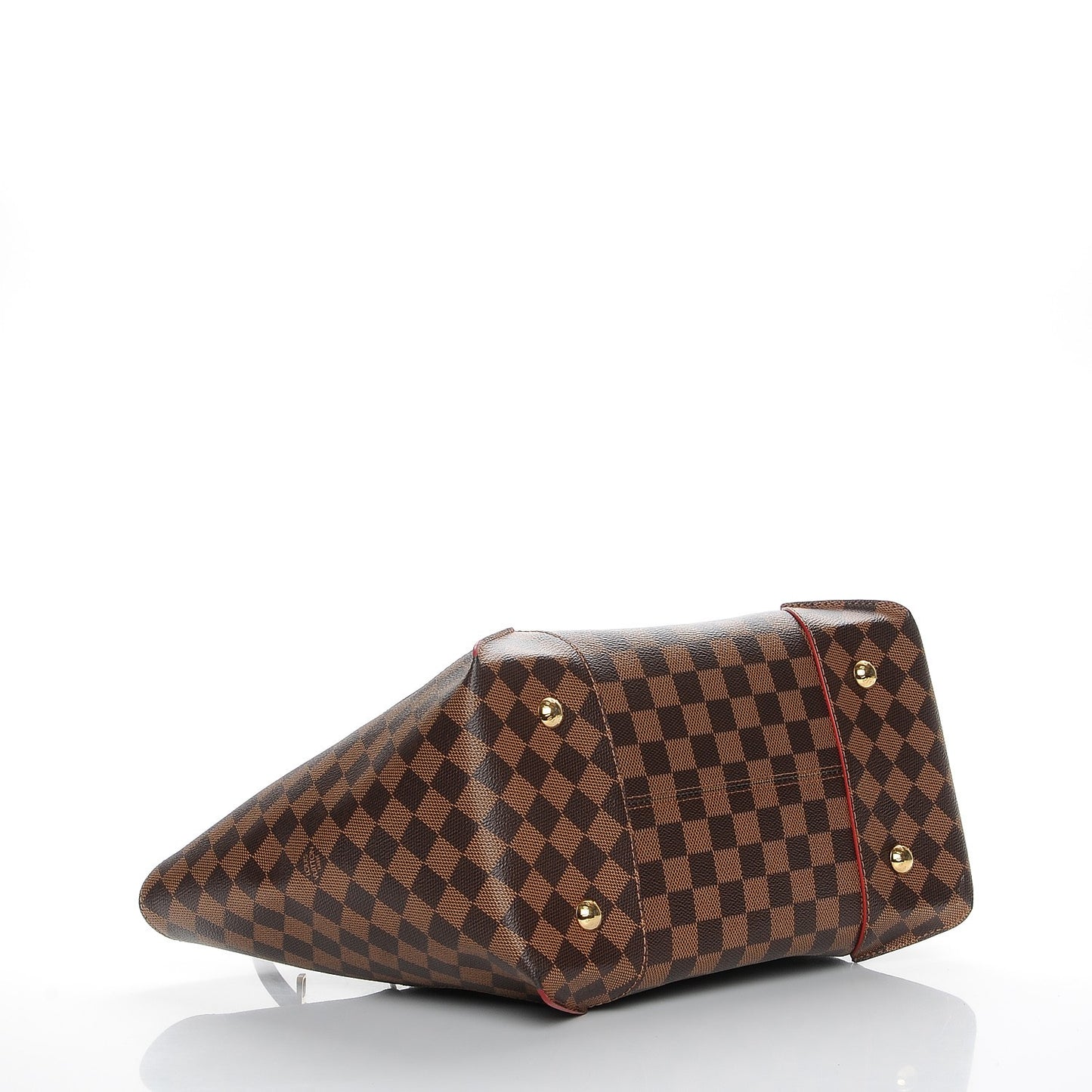 Damier Ebene Caissa Tote MM Cherry