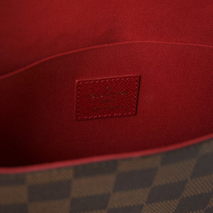 Louis Vuitton Damier Ebene Pochette Felicie Chain Wallet 7 of 10