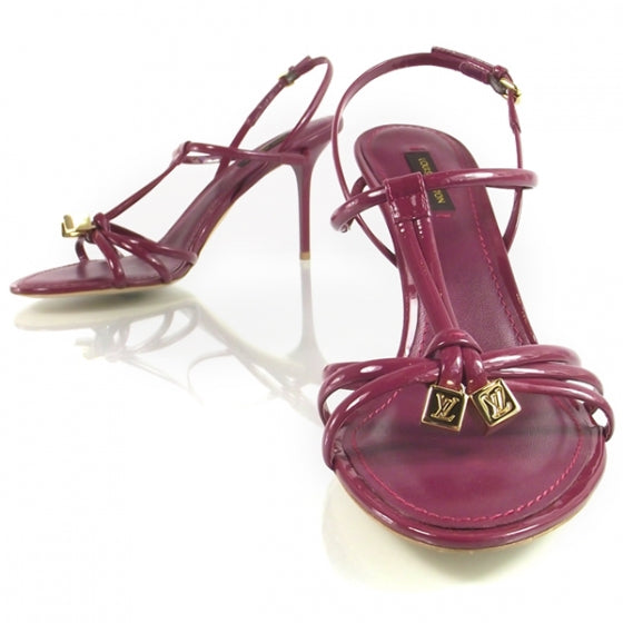 Ingrid Strappy Heels Raspberry Pink