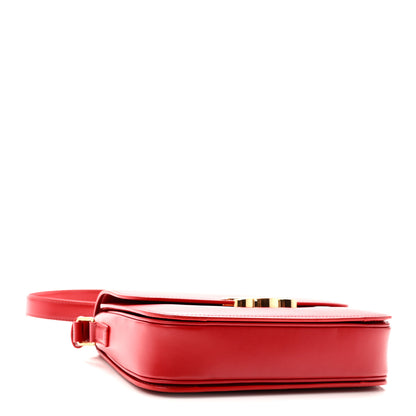 Celine Shiny Calfskin Medium Triomphe Red 4 of 11